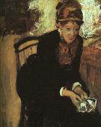 Edgar Degas Portrait of Mary Cassatt china oil painting reproduction